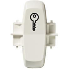 Elso WDE011530 Wippe bedruckt mit Symbol Schlüssel, Renova, weiß