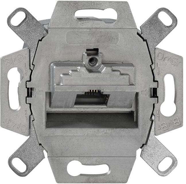Busch-Jaeger 0218/11-101 UAE Anschlussdose, RJ45, Cat. 6a iso, geschirmt, 1 Steckbuchse, 8 (8)-polig (2CKA000230A0409)