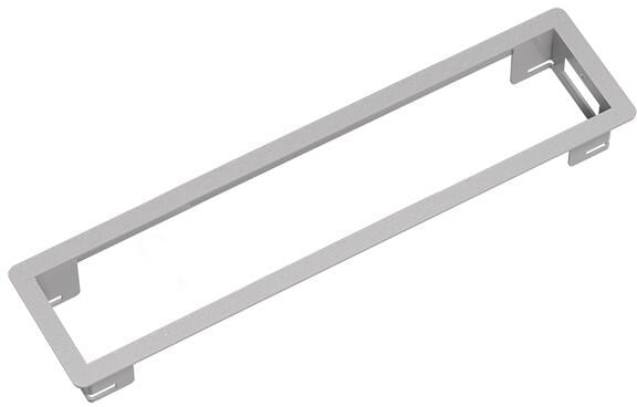 Bachmann Power Frame Einbaurahmen, 4-fach, weißaluminium (317.006)