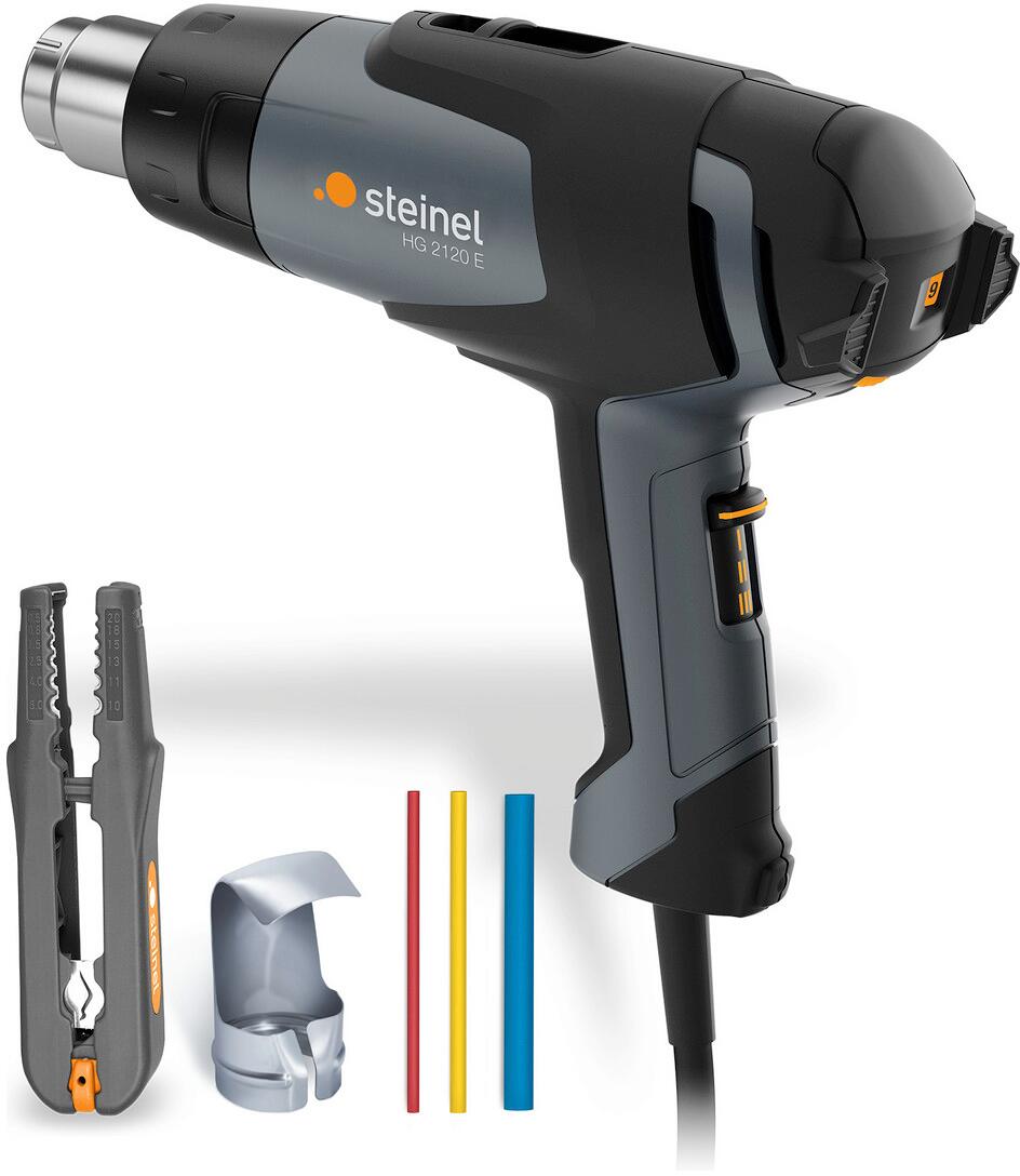 Steinel HG 2120 E Elektriker-Set, Heißluftgebläse, 2200W, 220V (088712)