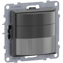 Legrand SEANO Komfort-Bewegungsmelder 180° 3-Leiter, mit / ohne Handbetätigung, LEDs:600 W, 5–20 Meter, anthrazit lackiert (765905)