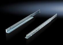 Rittal DK 5501.460 Gleitschiene, für zwei 482,6 mm (19")-Befestigungsebenen (v+h), 800 N, Tiefenvariabel, Auflagefläche Breite: 25 mm