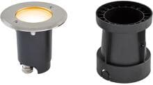 EVN TALPA LED Bodeneinbau, schwenkbar, Edelstahl/Alu, IP67, 230V
