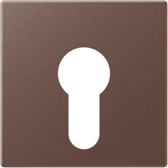 Abdeckung für Schlüsselschalter, Mokka, Jung A525PLMO