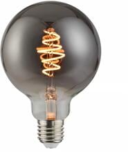 Nordlux Deco E27 G95 Spiral Dim, 4,5W, 140lm, 1800K, rauchfarben (2080192747)