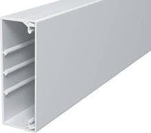 OBO WDK40110RW Wand- und Deckenkanal, mit Bodenlochung, 40x110x2000mm, PVC, reinweiß (6191150)