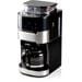 DOMO DO721K Kaffeemaschine, Bohnenbehälters: 200g, 1,5L, 12 Tassen, Touch-Tasten, LCD-Display, Kaffeemühle, schwarz/Edelstahl
