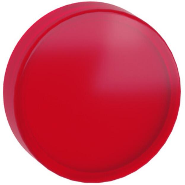 Schneider Electric ZBV0143 Harmony XB5 und XB4, Kalotte, Leuchtmelder, 22mm, für universelle LED, glatt, unbeschriftet, rot