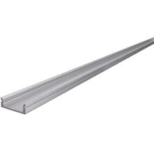 DEKO-LIGHT U-Profil flach, 15 - 16,3 mm LED Stripes, 3000 mm, Aluminium, Silber (970068)