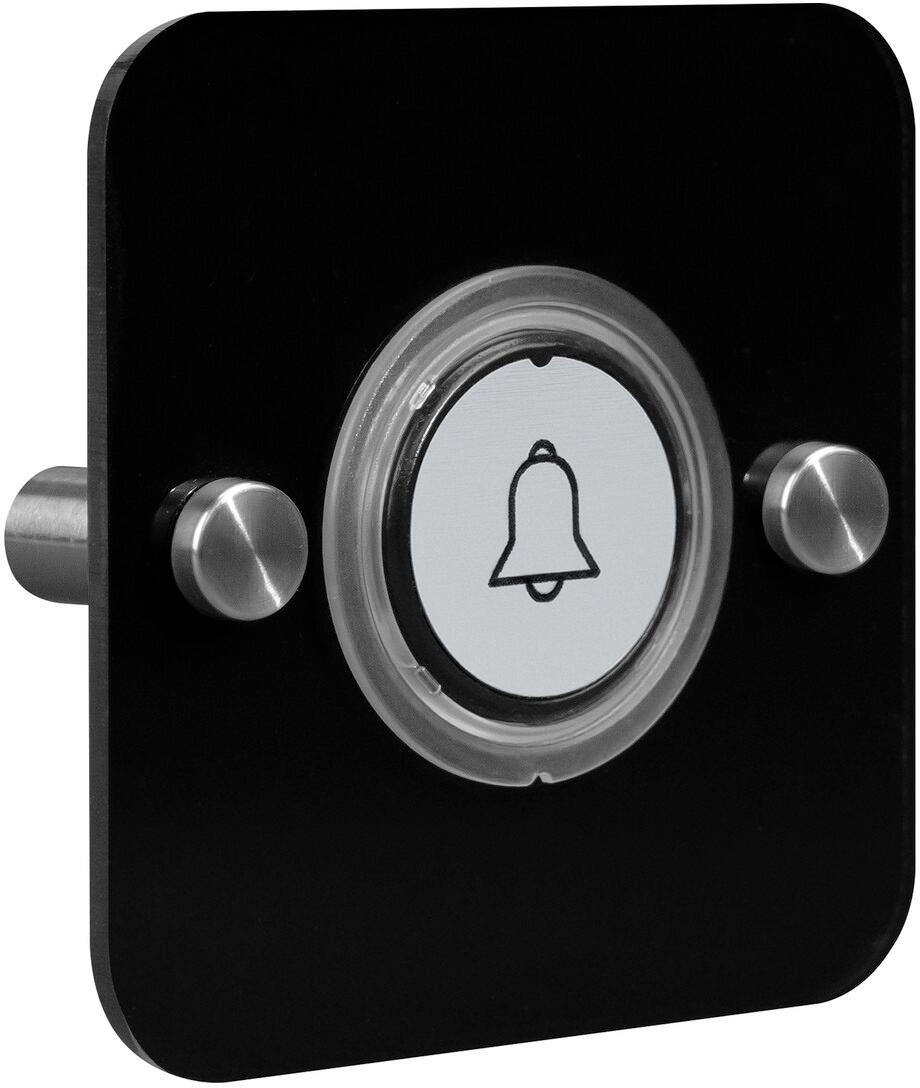 Grothe Funksender AP, quadratisch, Acryl Schwarz Blende (MISTRAL SE07 Q AP SW)