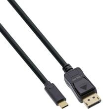 InLine USB Display Kabel, USB-C Stecker zu DisplayPort Stecker
