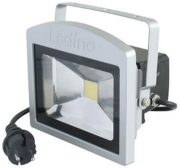 Ledino LED-Anti-Panik-Strahler Benrath, 10W, 6500K, silber (11150106001111)