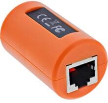 InLine Überspannungsschutz RJ45-Kupplung für Netzwerk und POE (69990P)