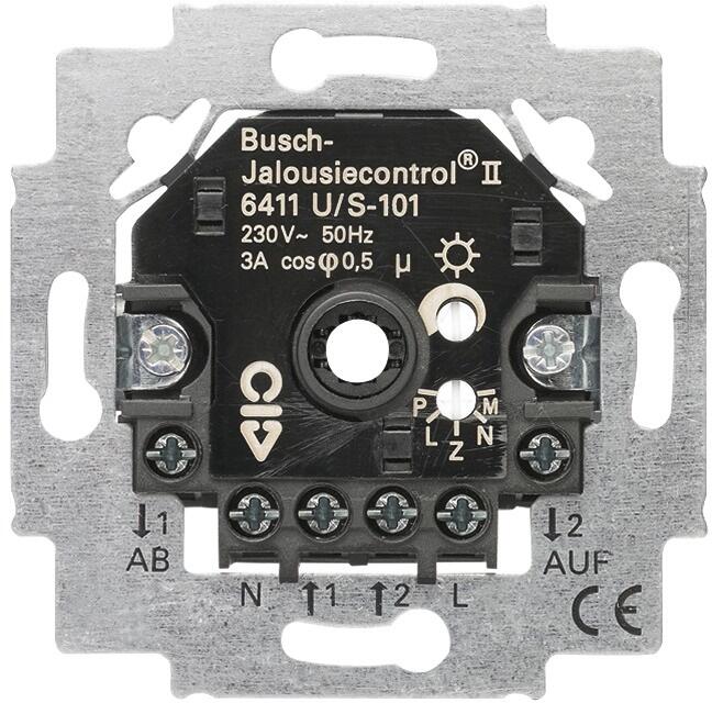 Busch-Jaeger 6411 U/S-101 Busch-Jalousiecontrol II-Einsatz (2CKA006410A0379)