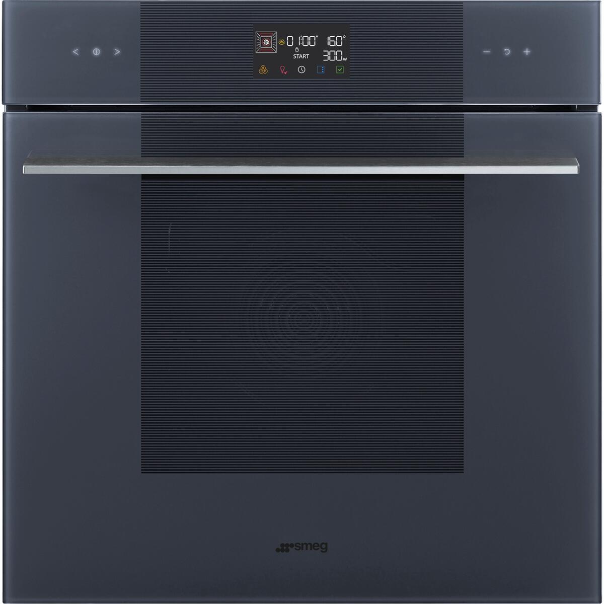Smeg SO6102M2GF Einbaubackofen mit Mikrowellenfunktion, 60 cm, 68 L, SPEEDWAVE XL, neptune grey