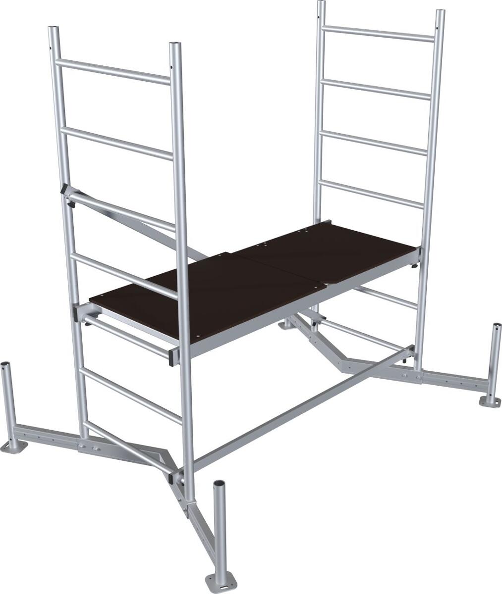 Krause 710116 Monto Alu-Arbeitsgerüst Grundgerüst, ClimTec