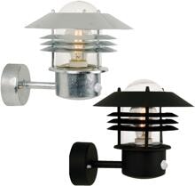 Nordlux Vejers Sensor Wandleuchte, E27, IP54, 60W, dimmbar, Bewegungssensor