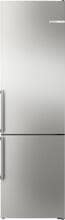 Bosch KGN39AIAU Serie 6 Stand Kühl-Gefrierkombination, 60 cm breit, 363 L, Total No Frost, Individuelle Temperaturregelung, Super Kühlen, Flex Shelf, Gebürsteter Stahl Anti-Fingerprint