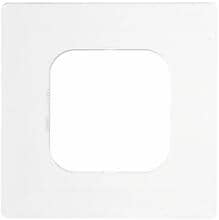 Kopp 342210088 Dekorrahmen/Tapetenschutz für 1-fach Schalter, 132x132mm, transparent