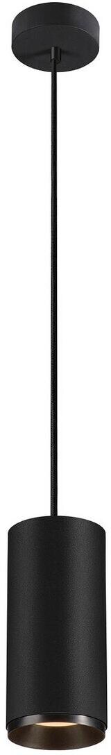 SLV NUMINOS PD PHASE L Indoor LED Pendelleuchte 60°, 28W, 2475lm, 2700K, schwarz/schwarz (1004340)