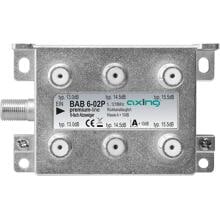 Axing BAB 6-02P 6-fach Terminal-Abzweiger, 13,0…15,5 dB, 5…1218 MHz, Bauform 02 (BAB00602P)