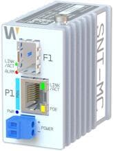 Hanwha Vision industrieller netzbetriebener Mini-Medienkonverter, mit 30/60/90 W PoE (SNI-1MC)
