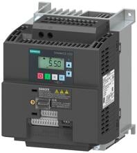 Siemens 6SL3210-5BB22-2BV1 SINAMICS V20 1AC 200-240 V -15/+10 % 47-63 Hz 2,2 kW mit 150 % Überlast für 60 s integrierter Filter C1 E/A