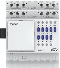 Theben JME 4 T KNX 4-fach Jalousieaktor, MIX2, IP 20, II (4930255)