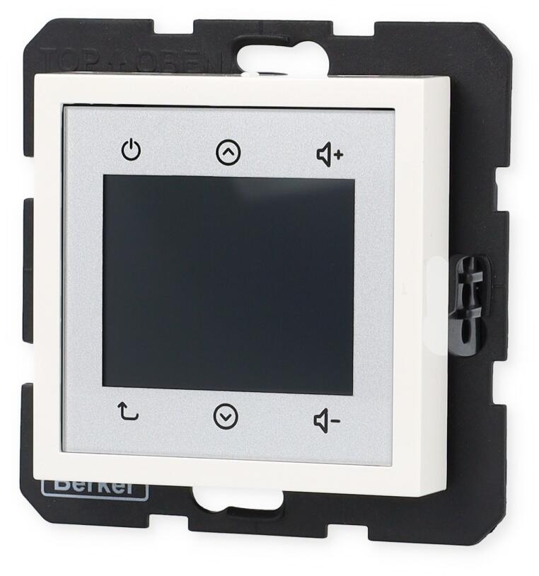 Berker 29808989 Radio Touch mit LS DAB+ S.1/B.x, polarweiß glänzend