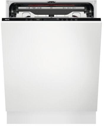 AEG FSE7676AP Vollintegrierter Geschirrspüler, 60 cm breit, 14 Maßgedecke, AquaControl, 7 Spülprogramme, Besteckschublade