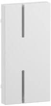 Legrand Seano 1-modulige Tastenabdeckung für MyHome-Tastsensor oder Unterputz-Aktor ohne Symbol in der Farbe aweiß (765615)