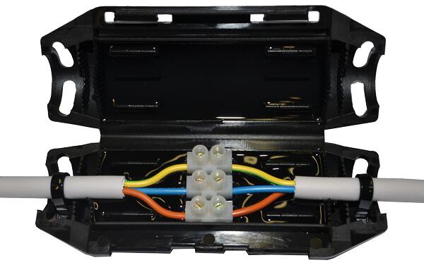 Filoform GT GTQ 1,5-2,5 Quicki Verbindungsmuffe, Gel, mit 3-pol. Lüsterklemmer, 3x1,5-2,5mm² (001000)