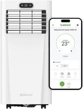 Meaco MeacoCool Pro Serie 10000 Mobiles Klimagerät – WiFi-fähig mit Meaco App, energieeffizient, geräuscharm, inklusive flexiblem Fenster-Kit (A-MC10000-PRO-EU)
