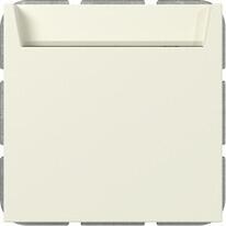 Gira 314001 Hotel-Card-Schalter mit N-Klemme, System 55, Cremeweiß glänzend (lackiert)
