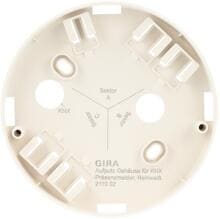 Gira 211002 Aufputz Gehäuse für KNX Präsenzmelder, reinweiß