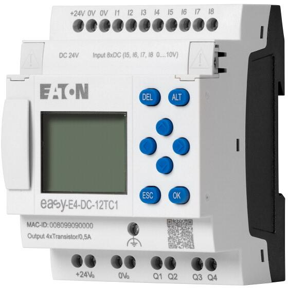 Eaton EASY-E4-DC-12TC1 Steuerrelais, 24VDC, 8DE davon 4AE (197213)