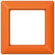 Rahmen, 1fach, orange, JUNG AS581BFO