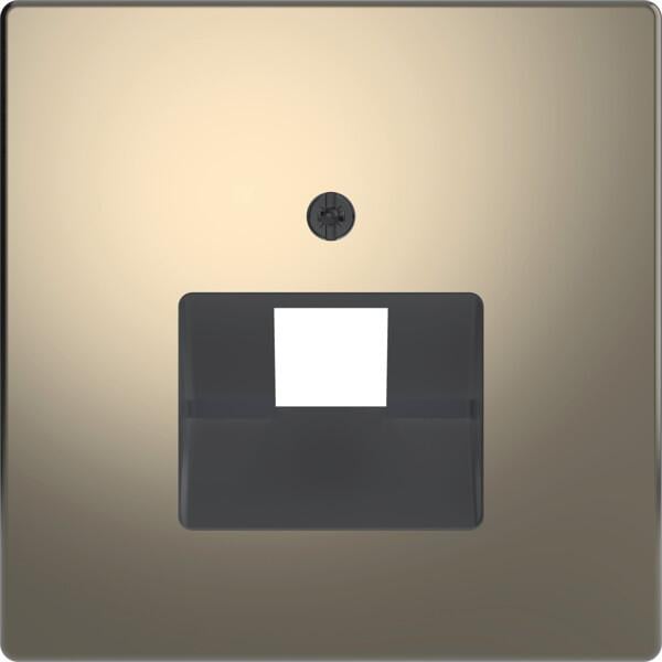 Merten Zentralplatte für UAE-Einsatz, System Design, 1fach, Nickelmetallic (MEG4521-6050)