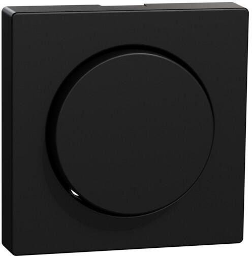 Merten MEG5250-0403 Zentralplatte mit Drehknopf, System M, Ocean Plastic, schwarz matt