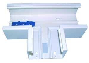 Protec.class PBRT 105 T-Stück Breite: 105 mm (05101341), lichtgrau