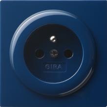 Gira 048446 Steckdose mit Erdungsstift 16 A 250 V~ ohne Shutter, S-Color, Blau