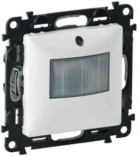 Legrand VALENA LIFE 3-Leiter Bewegungsmelder mit Neutralleiter; Erfassungsbereich: 170°; 500W LED; Farbe: Ultraweiß (752173A)