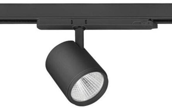 Brumberg RETAIL ONE LED-Schienenstrahler 230 V AC, 50 Hz, rund, CRI > 90, 33,5 W, 40°, 3.500 K, schwarz struktur (88184185)