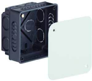 Kaiser 1094-01 Verbindungskasten, 87x87x60 mm, mit Deckel