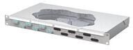 METZ CONNECT Patchfeld, OpDAT, fix2, splice, 6xSC-D, OM3, grau (150455BA06-F)