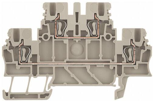 Weidmüller ZDK 1.5 Doppelklemme, beige (1791100000)