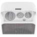 Unold 86450 Box IP21 Heizlüfter, 1800-2000W, Überhitzungsschutz, Thermostat, Kipp-Schutz, weiß/grau