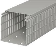 OBO Bettermann LKV/N 100100 Verdrahtungskanal, 100x100x2000mm, PVC, geschlitzt, grau (6178441) (Inhalt: 8 m)