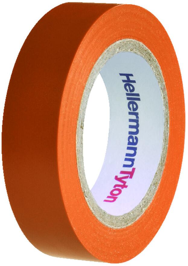 Hellermann 710-00110 Isolierband, 15mm x 10m, orange