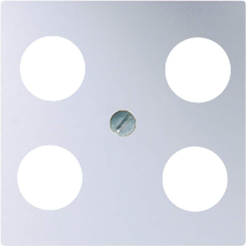 Abdeckung, aluminium, A 500, A plus & A creation, Jung A561-4SAT1AL